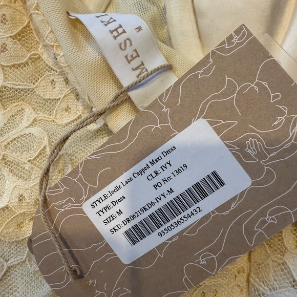 Meshki Cream Lace Maxi Dress - Picture 3 of 7